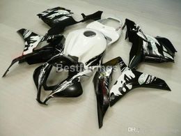 Injection bodywork fairing kit for Honda CBR 600RR 09 10 11 white black fairings set CBR600RR 2009 2010 2011 XS11