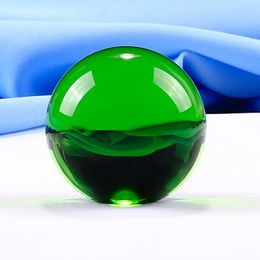 30mm Clear Crystal Ball Transparent Glass Ball Ornaments Feng Shui Globe Miniature Gifts Home Decoration