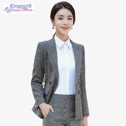 Women Formal Blazers And Jackets Coat Female Outwear Office Lady Uniform Business Work Elegant 2019 Autumn Large Size 4XL XXXL Women Formal Blazers And Jackets Coat Female Outwear Office Lady Uniform Business Work Elegant 2019 Autumn Large Size 4XL XXXL