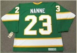 Custom Men Youth women Vintage #23 LOU NANNE Minnesota North Stars 1967 CCM Hockey Jersey Size S-5XL or custom any name or number