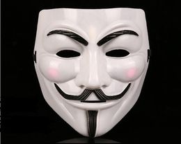 2000шт V Маска Маскарад Маски для Vendetta Anonymous Валентина Болл украшения партии полнолицевыми Хэллоуин Супер Страшные партии Маска SN380