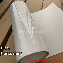 Transparent TPU Self healing smoke Headlight Tint film Headlamp film size 0 3x10m Roll 275h