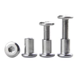 M6 Flat head set screw hex socket fastener children's bed furniture chair table cabinet fittings combination connecting bolt