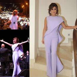 Lavendel-Jumpsuit, Promi-Kleider, Etuikleid, roter Teppich, Feiertage, Abschlussfeier, formelle Abendparty-Kleider, Übergröße, nach Maß