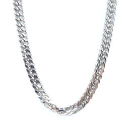 Men's Thick Chain Necklace Fashion Silver Stainless Steel Link Snake Cuban Curb Chain Necklace For Men Neck Jewelry