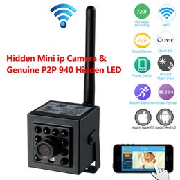 -228WF HD1080P Mini P2P IP камера с неподдельной Невидимый LED 940 нм ONVIF2.0 для программного обеспечения сети Запись бесплатное приложение CMS для видеомонитора
