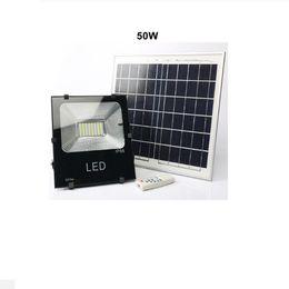 Solar Lights LED Spotlight 30W 50W 100W 200W Remote Control Floodlight Street Lamp Waterproof IP67 for Pool Garden Yard