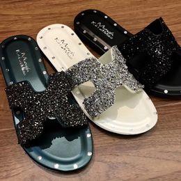 Sıcak satış-e marka moda mensstriped sandallar nedensel kaymaz yaz huaraches terlik flip floplar terlik en iyi kaliteli ayakkabılar