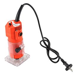 Freeshipping Router Trimmer 600w 30000rpm Durable Small Copper Motor Carving Machine 6mm Electric Woodworking Trimmer Power Tool