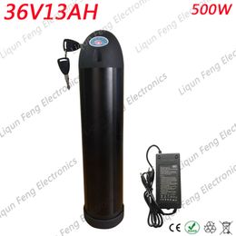 36V Water Bottle Battery 36V 13AH Electric Bike Battery 36V 500W Bike Lithium Battery With 20A BMS 42V 2A Charger Free Tax.