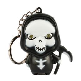 Christmas Dolls Standing Funny No Face Plush Elf Toy Baby Birthday Party GiftsGhost Reaper LED Illuminated Keychain Halloween Christmas Holi