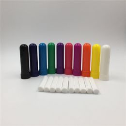 100 sets/lot Coloured Nasal Inhaler Blank Sticks,Essential Oil Inhaler Stick, Blank Inhaler Sticks( 7 Colors)