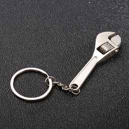 Metal Adjustable Wrench Key Buckle Originality Simulation Wrench Key Chain Key Ring Wedding Ceremony Favors W9113