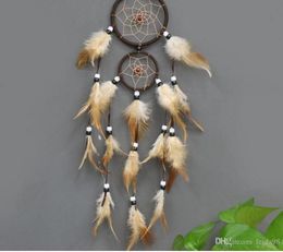 vintage home decoration retro feather dream catcher circular feathers wall hanging dreamcatchers decor for car 12pcs/lot GA453