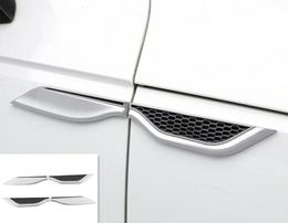 ABS Chrome Exterior Air Vent Hood Intake Fender Trim For Audi A3 S3 8V 2014-2019