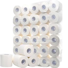 White Toilet Roll Tissue Roll Pack Of 30 4Ply Paper Towels Tissue Household Toilet Paper Toilet Tissue Paper240H
