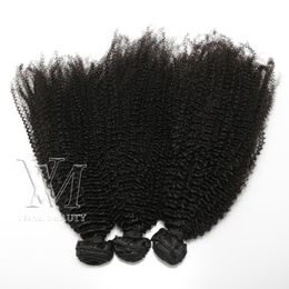 VMAE Top Quality 4A 100% Unprocessed Virgin Human Hair Extensions 3Bundles lot Unprocessed Brazilian Hair Weave 12-28 inches