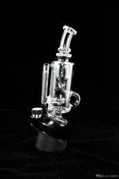 Glass hookah transparent oil drilling rig smoking pipe, bong beautifully designed 14mm joint factory outlet welcome to order