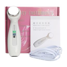 1mhz Ultrasonic Skin Care Cleaner Massager Massage Pain Therapy Clean Face Rejuvenation Wrinkle Acne Beauty Health Equipment SH190727