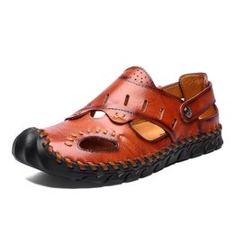 mens leather sandals australia