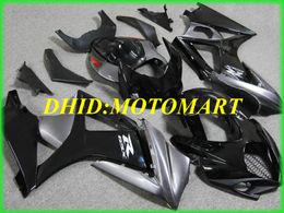 Motorcycle Fairing kit for SUZUKI GSXR1000 K7 07 08 GSXR 1000 2007 2008 ABS Top grey black Fairings set+gifts SBC10