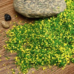 DIY Handmade Building Model Material Grass Tree Sponge Powder Green Yellow Mixture Pollen