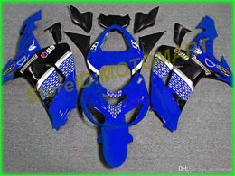 ABS plastic fairing set kit for Kawasaki ninja ZX10R 06 07 injection Moulded fairings ZX10R 2006 2007 KA03