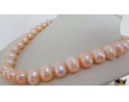 Wholesale 11-13mm Natural South Sea Gold Pink Pearl Necklace 18 Inch 14k Gold Clasp