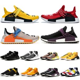 Human Race Shoes Hu Trail Pharrell Williams Women Mens Running Shoes Equality Nerd Black Pale Nude Nobel Ink Human Races Sports Sneakers