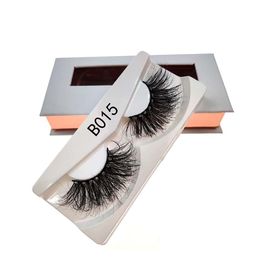 New High Quality 25mm 3D Mink Eyelashes 100% Real 5D Mink Lashes Natural Thick Mink Lashes Makeup 18 Styles Drill Series False Eyelashes