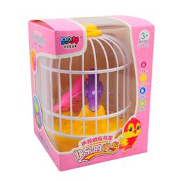 Free shipping Baby toys 0-1 years Sound Can move Toddler boy baby Early education Puzzle toy Little bird toy bird cage