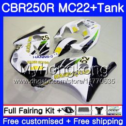 Injection +Tank For HONDA CBR 250RR CBR250 RR 95 96 97 98 99 263HM.49 MC22 CBR 250 CBR250RR 1995 1996 1997 1998 1999 Fairing HANNSpree hot