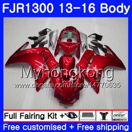 Kit For YAMAHA FJR1300 A FJR1300A FJR1300 13 16 247HM.0 FJR-1300A FJR 1300 13 14 15 16 FJR-1300 2013 2014 2015 2016 Fairing Top Factory red