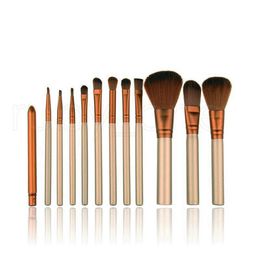 Professional Makeup Brushes Set Powder Foundation Eyeshadow Blusher Brushes Kit With Box Cosmetic Makeup Tools 12pcs/set Juego De Brochas De Maquillaje.