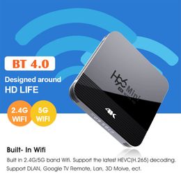 hot Dual Band Wifi 2.4G+5G H96 mini H8 RK3228A Android 9.0 TV Box Bluetooth H96 MAX X96 Mini 2G16G Smart player