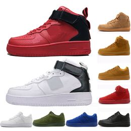 Großhandel NIKE AIR FORCE ONE AF1 Airmax Luxus Designer Schuhe Männer Frauen Kräfte Rot Classicl Schwarz Weizen Weiß High Low Herren Sneakers Großhandel NIKE AIR FORCE ONE AF1 Airmax Luxus Designer Schuhe Männer Frauen Kräfte Rot Classicl Schwarz Weizen Weiß High Low Herren Sneakers