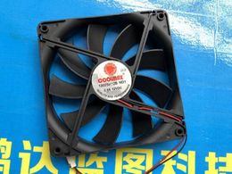 13525H12B 12V 13525 13.5CM 135 * 135 * 25MM 2-wire computer chassis power supply large air cooling fan