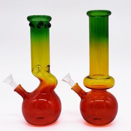 Straight Water Glass Pipe Thick Glass Bong Oil Rig Shisha Red Oil Burner Hookah Dab Rig for Smoking Pipes