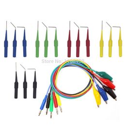 Freeshipping TP23500 Electrical tool aid 20pcs 0.7mm Diameter Back Probe Kit with Alligator clip extention lead