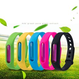 Silicone plant essential oil mosquito repellent bracelet infant formula children pregnant women can use anti-mosquito bracelet buckle WCW265