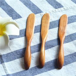 Natural Wood Cheese Knife New Arrival Wooden Bread Butter Spatula Butter Knife Japanese Wooden Tableware WB1014