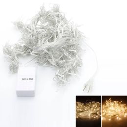LED Strings Holiday Lighting 300LED Warm White Light Romantic Christmas Lamps For Indoors Wedding Outdoor Decoration