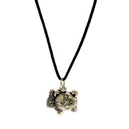 The latest fashion design 925 silver 12 zodiac leather rope pendant female DIY personality jewelry