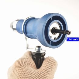 Freeshipping M6-M8-M10 Electricity Rivet Nut Tool Adapter Cordless Drill Adapter Rivet Nut Gun Battery Riveter Drill Riveting To