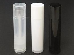 Wholesale 1000 Pcs/Lot 5ml Cosmetic Empty Chapstick Lip Gloss Lipstick Balm Tube + Caps Container Free Shipping