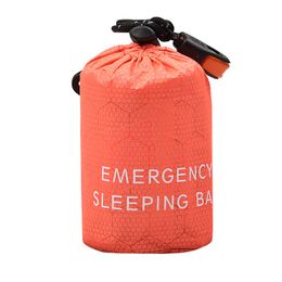 Portable Lightweight Camping Sleeping Bag Outdoor Emergency Sleeping Bag With Drawstring Sack For Camping Travel Hiking EEA1090-1