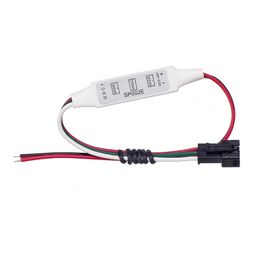 Freeshipping 50PCS SP002E Mini 3Key RGB Controller Connectorfor DC5V 12V 24V Pixels Dream Color WS2811 WS2812B LED Strip Light