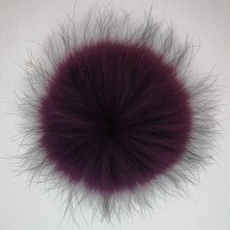 raccoon fur ball pompom accessories in stock many colour available natural long hair pompons 15cm diameter