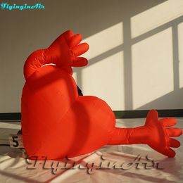 Valentine's Day Inflatable Heart Advertising Loving Heart Inflation Anniversary Sweet Inflated Decoration