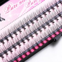 10D 0.10 Thickness C Curl Black Mink Individual Eyelashes Cluster False Eye Lashes Grafting Fake Extensions Tools